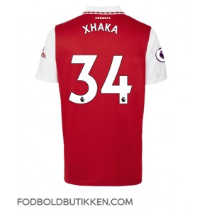 Arsenal Granit Xhaka #34 Hjemmebanetrøje 2022-23 Kortærmet